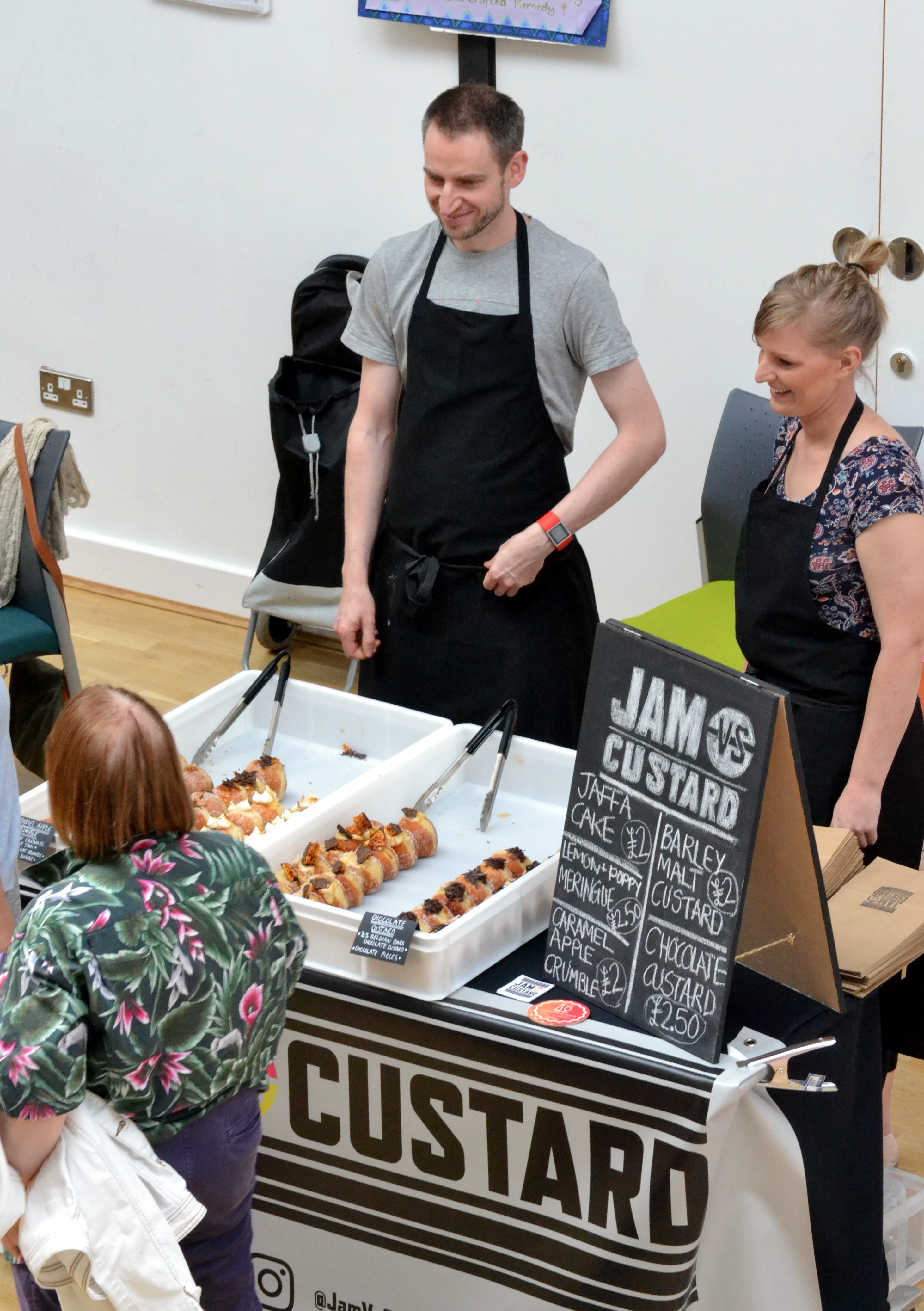 Jam vs Custard doughnuts