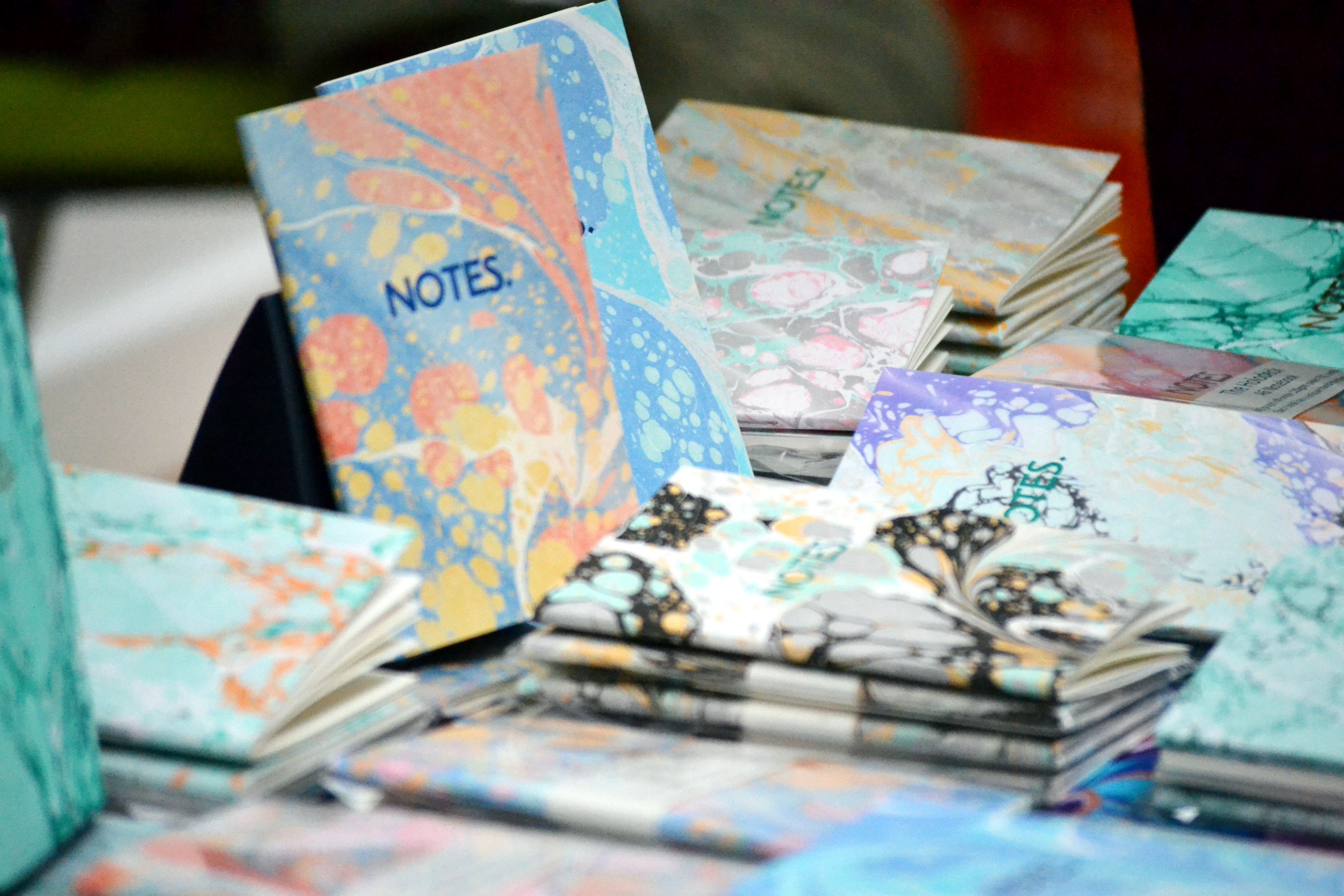Notebooks with decorative printed covers
