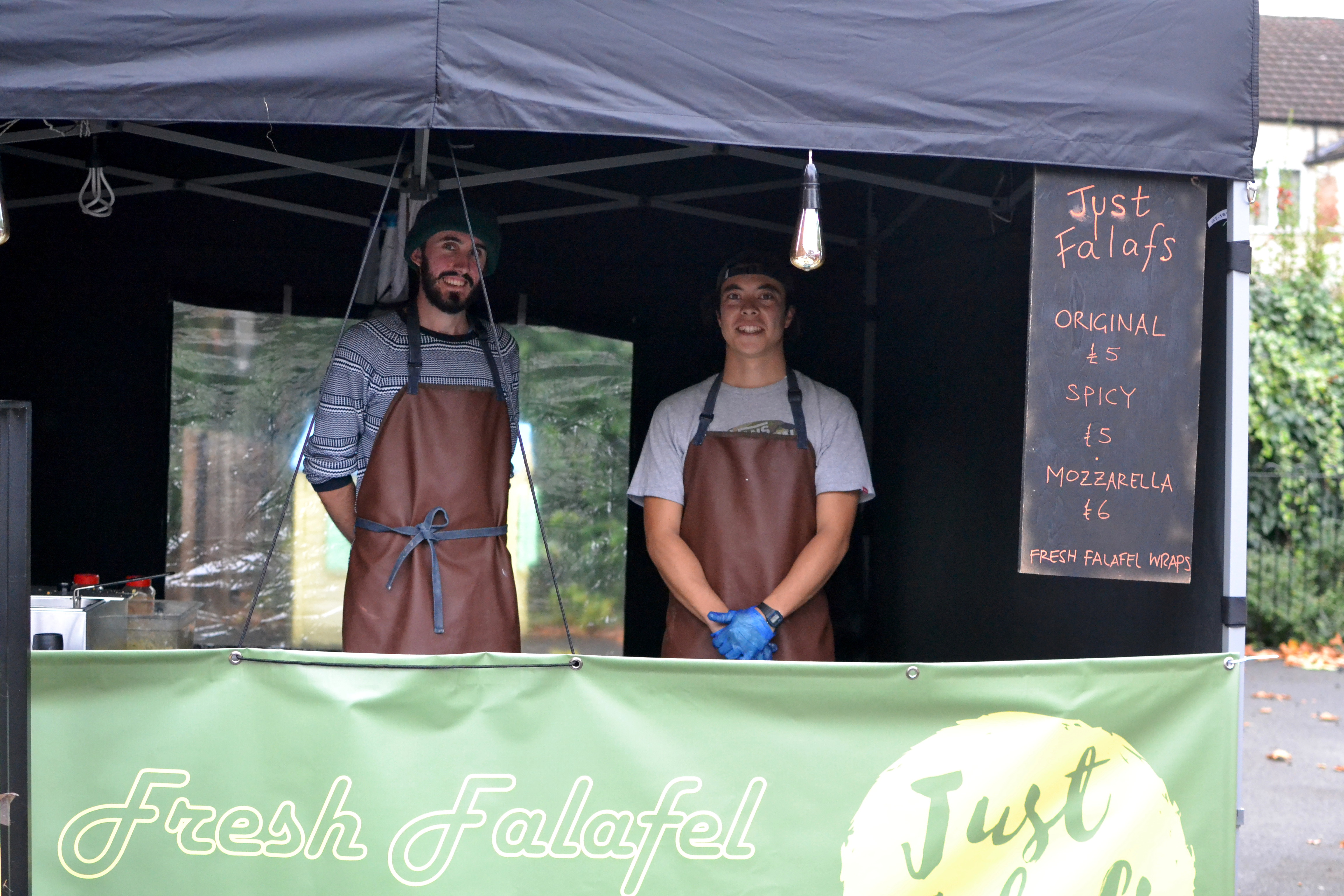 The Just Falafs gazebo