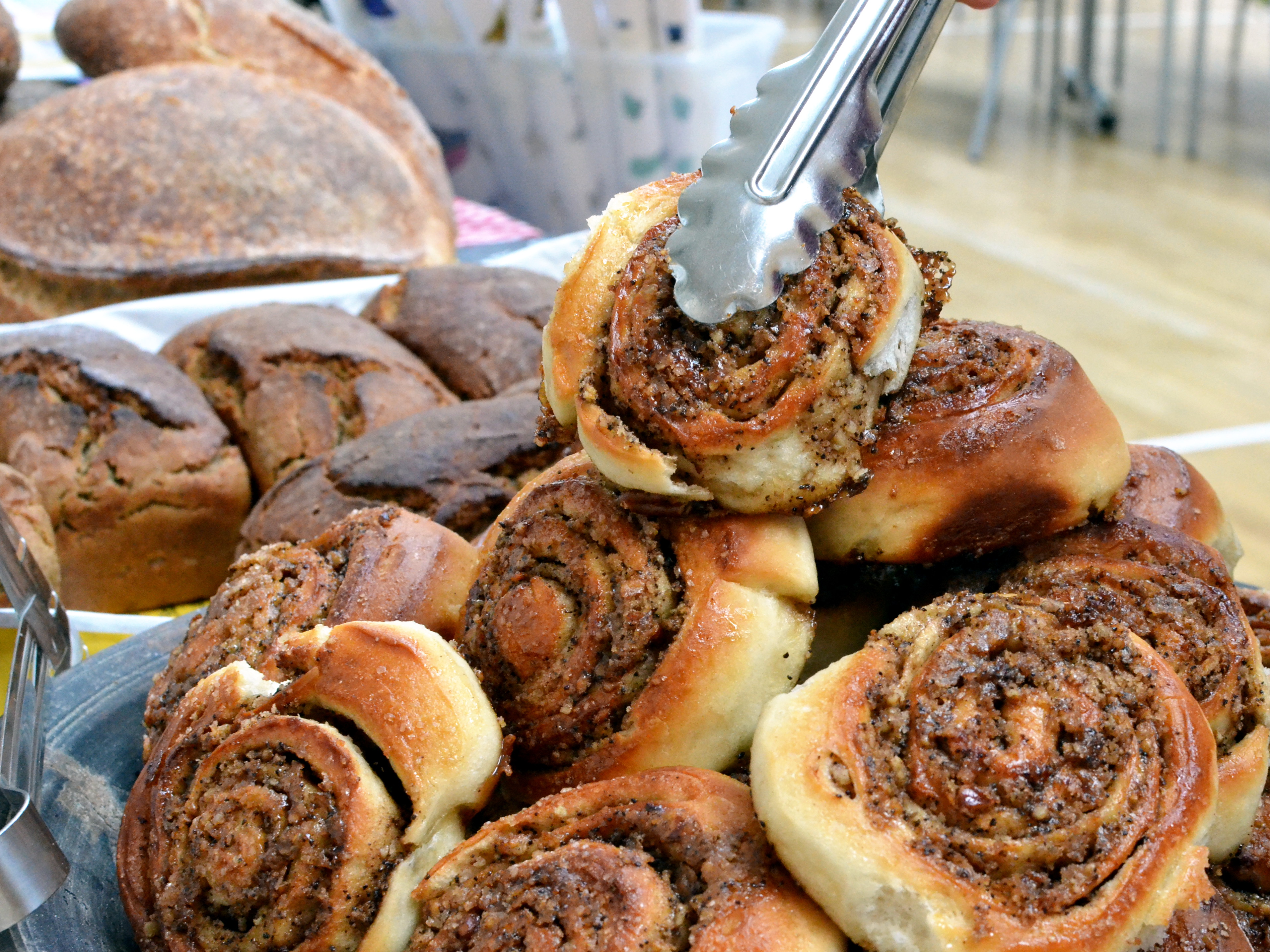 Coffee and pecan buns from Loaf
