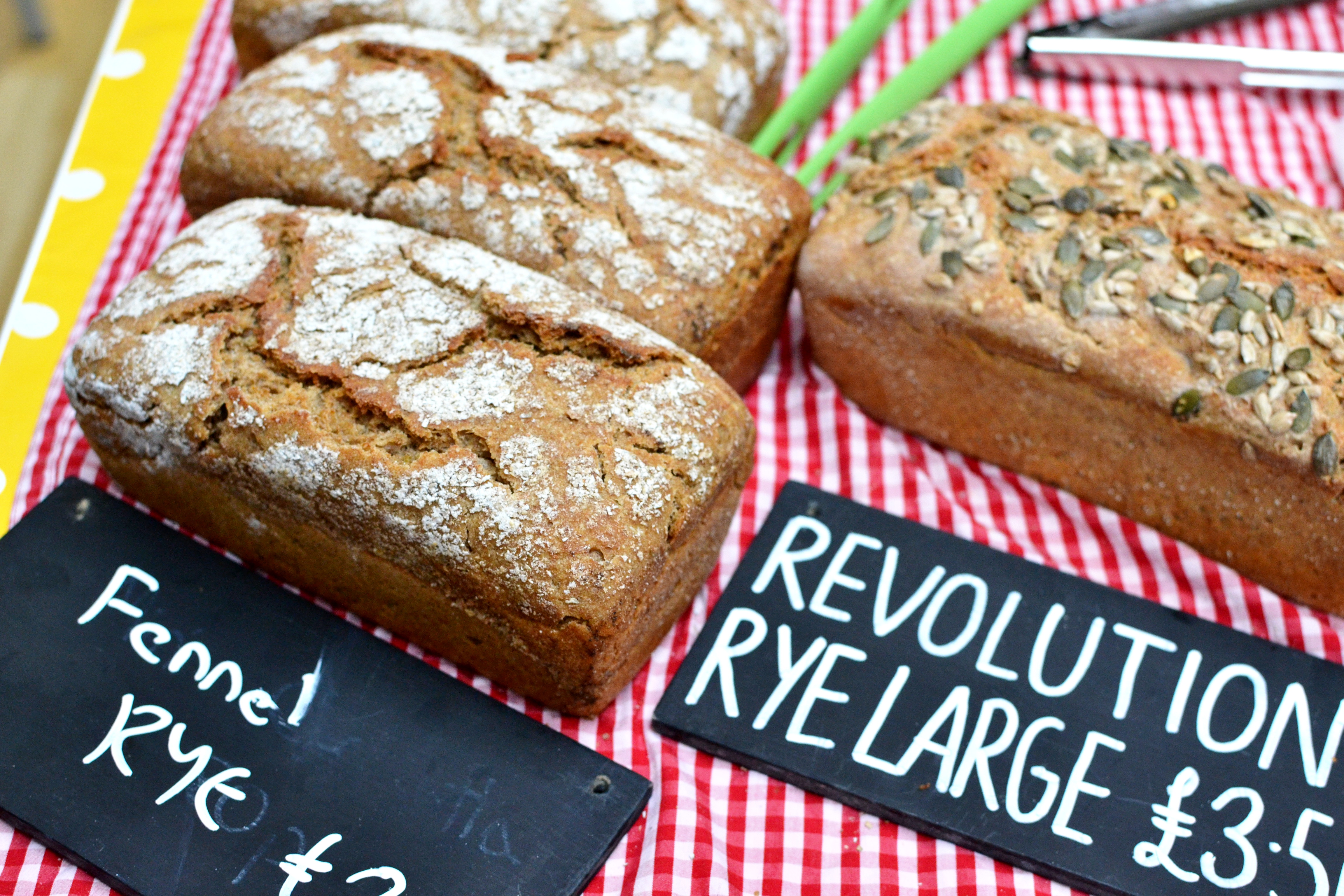Two types of bread from Loaf