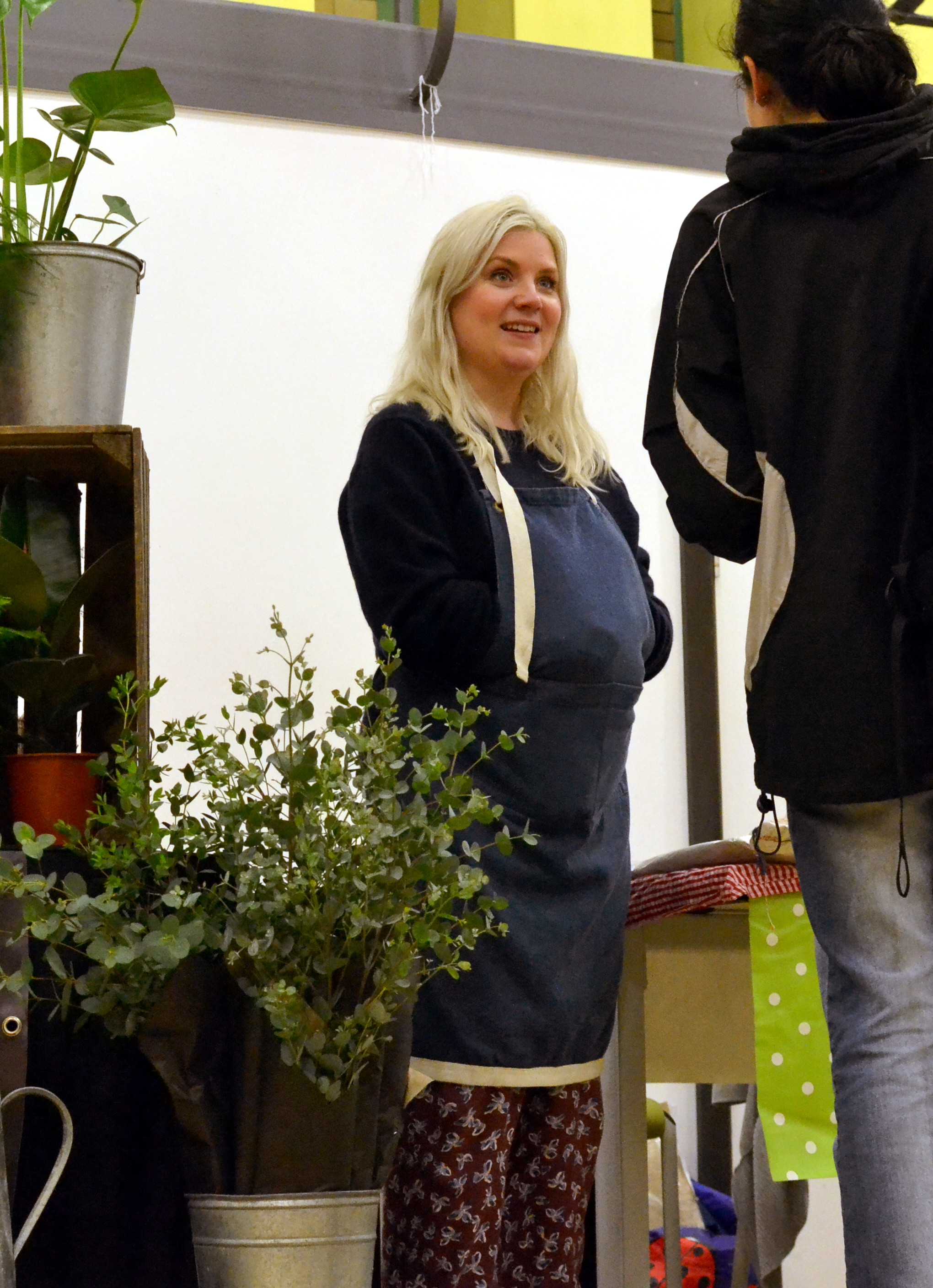 Jordan of Isherwood & Co talking with a customer
