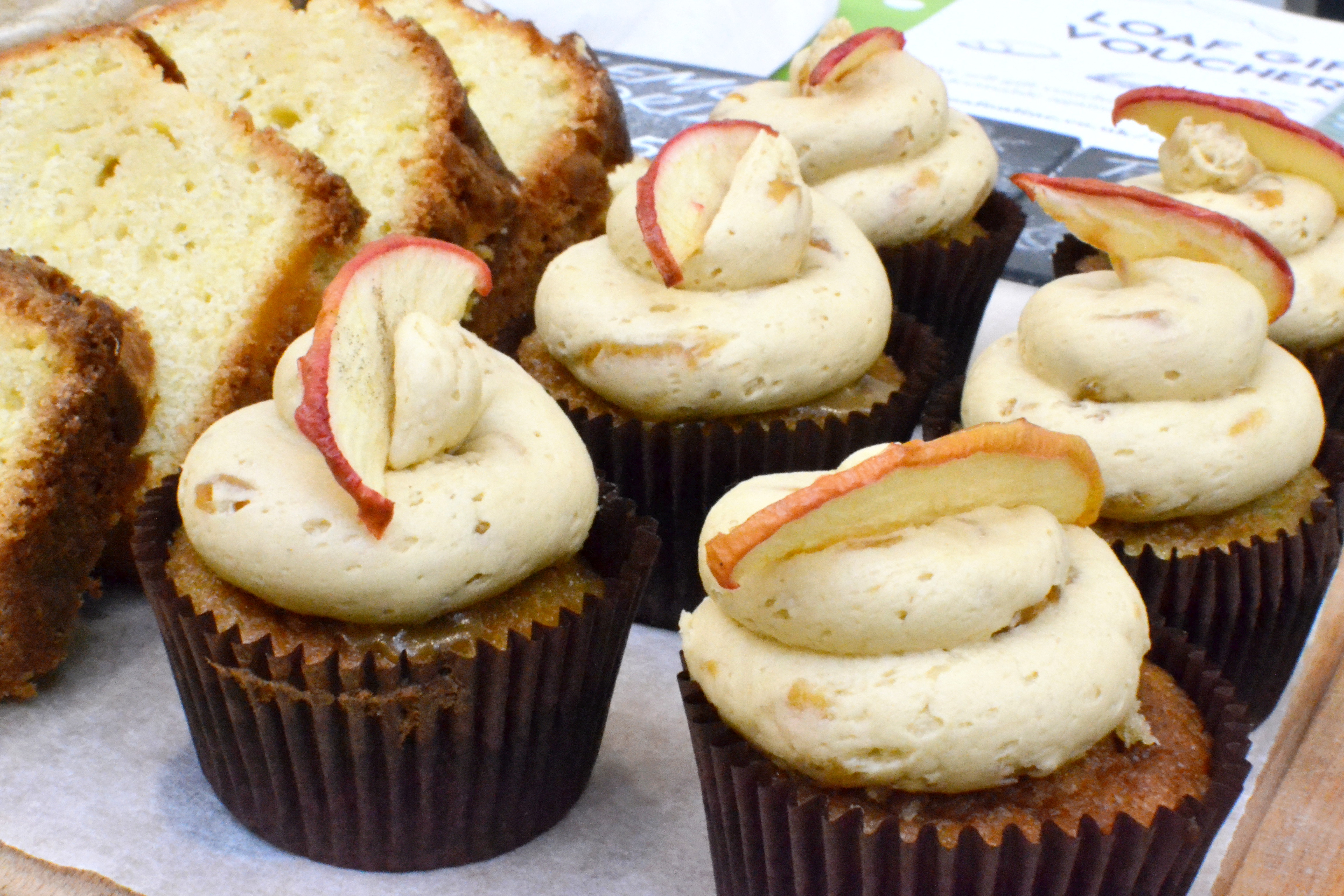 Toffee apple cupcakes from Loaf