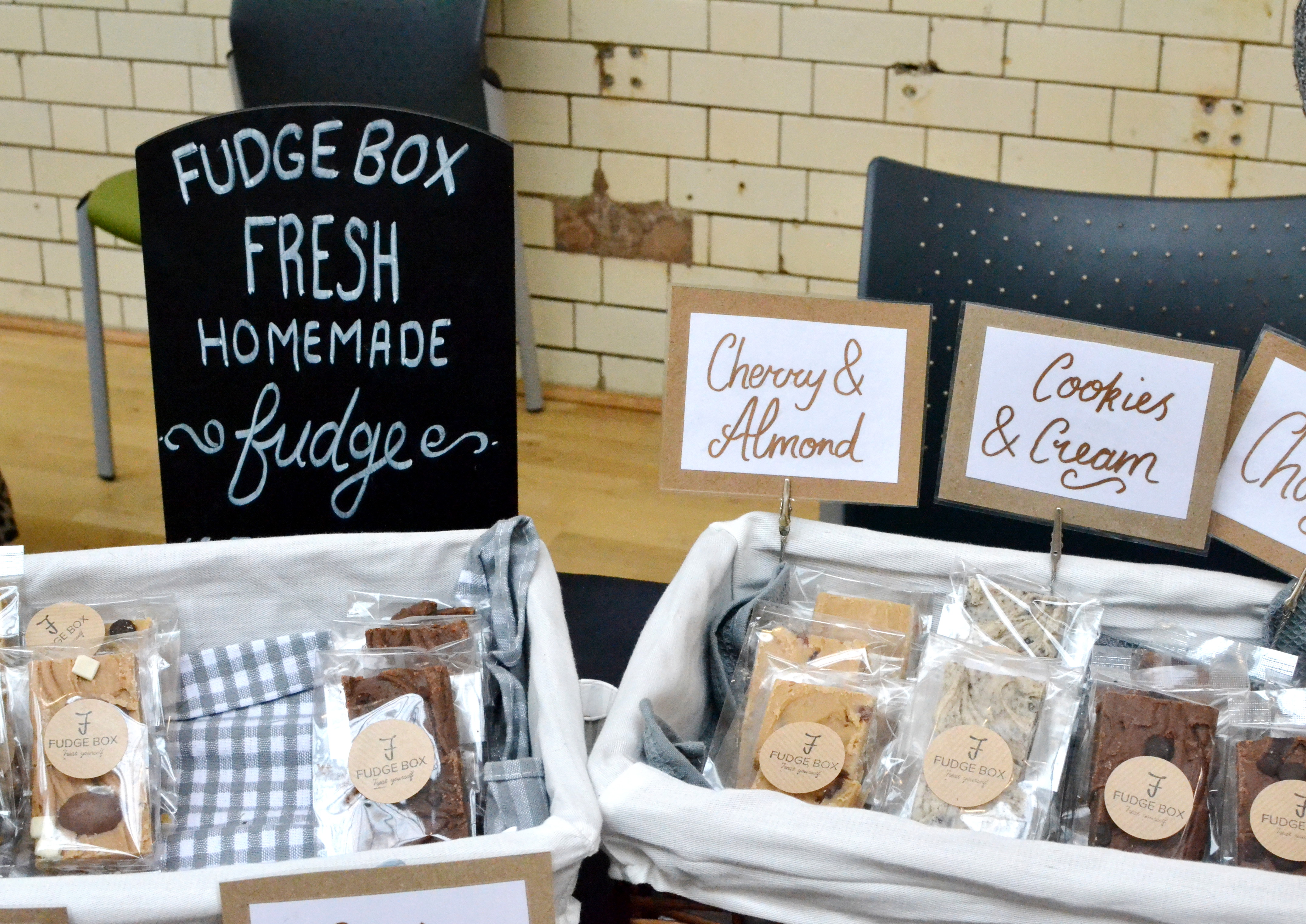 A range of fudge flavours from Fudgebox