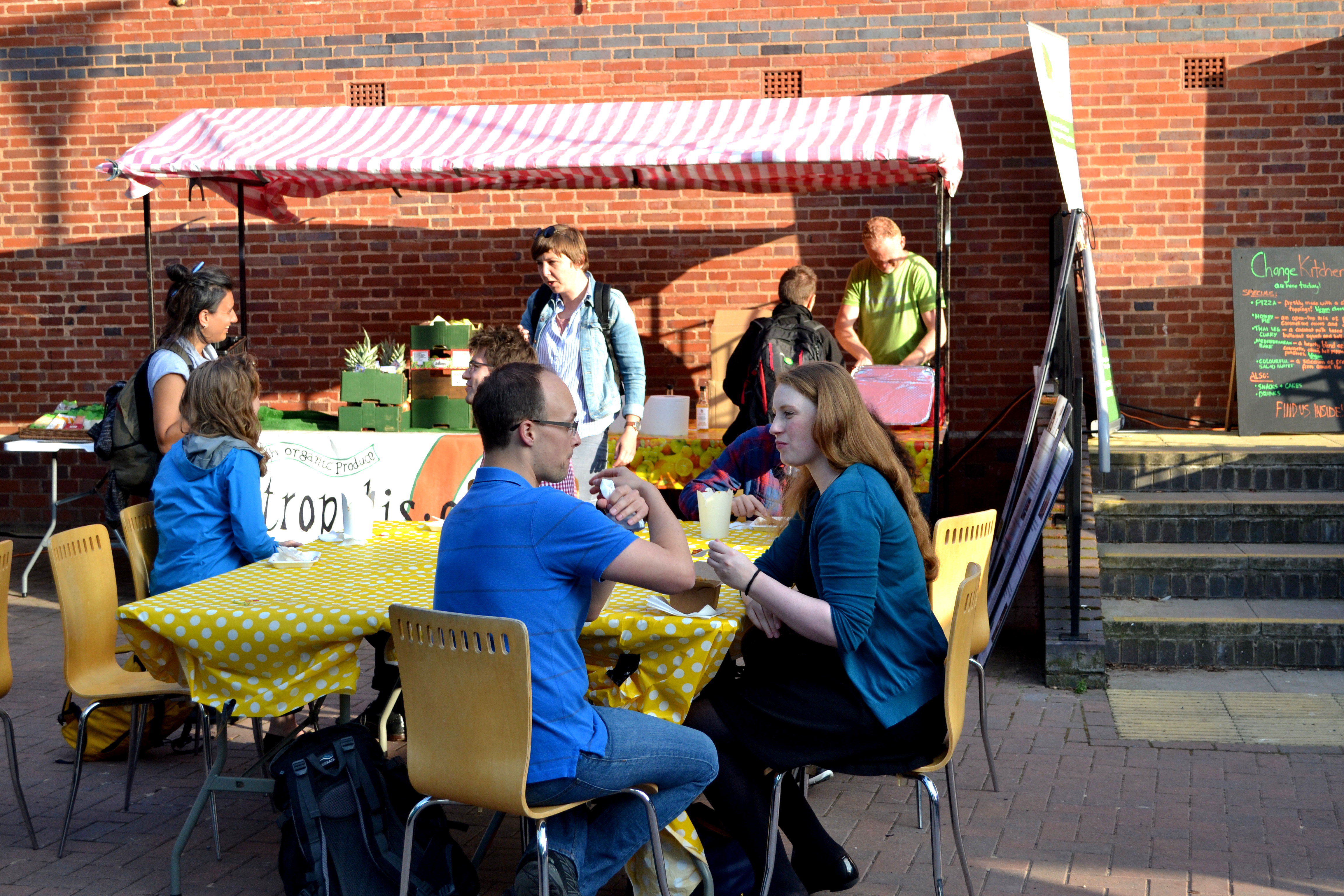 Our sunny food court